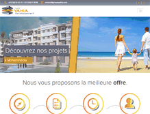 Tablet Screenshot of groupeyahia.com